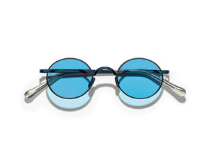 Moscot - Moyel Navy- Celebrity Blue Lens-SUN【New】