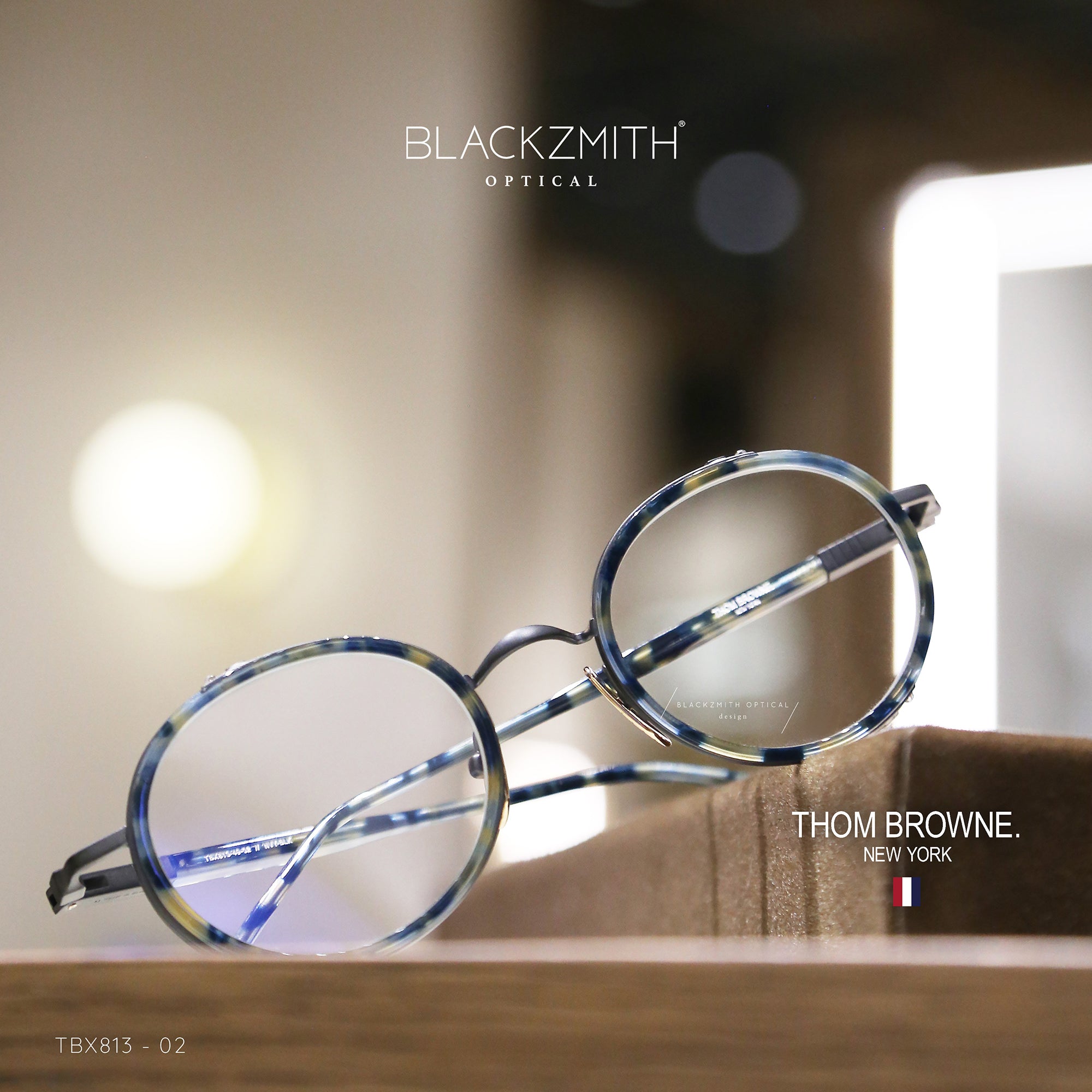 Thom Browne - TBX813-02-NVYTOR(49) – BLACKZMITH Optical