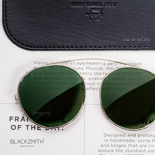 Moscot zev best sale clip on